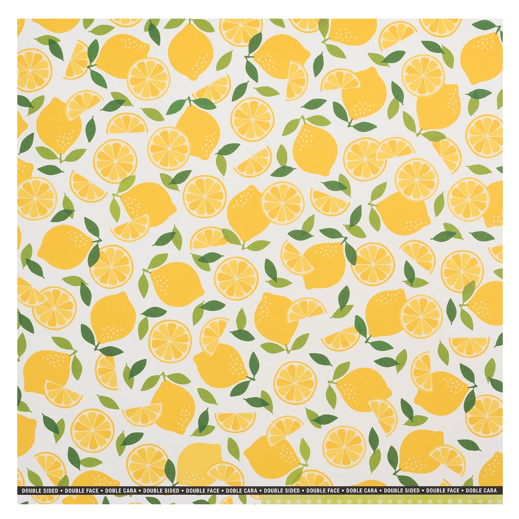 lemonade hearts lemons daisies Lemonade Summer Paper Scrapbook Shapes 30 pieces